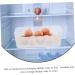 EXCEART 3pcs Small Shelf And Containers for Organizing Bin Fruit Container Size Holder Refrigerator Transparent 25.5X9.5X8.5CM - Buy Online on SooperMarket.com