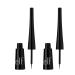 e.l.f. Expert Liquid Liner 2-Pack, High-Pigmented, Extra-Fine Liquid Eyeliner For Precise Definition, Long-Lasting, Vegan & Cruelty-Free, Jet Black Jet Black Pack of 2