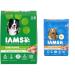 IAMS Proactive Health Minichunks Dog Food Dry Adult Chicken & Whole Grains Recipe + IAMS Proactive Health Healthy Weight Dog Food Dry Adult Chicken 6.8 kg (Pack of 1) Adult - Mini Chunks + Dry Dog Food