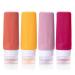 4 pieces 90ml of travel bottles set BPA-free silicone can be replaced in a replacement.