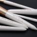 EVRCHEGIA 12pcs White Makeup Brush Set - Premium Eye Shadow, Eyebrows, Eyeliner, Concealer, Lip Liner & Foundation Brushes - Cruelty-Free Synthetic Fiber Bristles - Travel-Friendly - Buy Online on SooperMarket.com