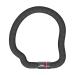 Abus chain lock Goose Lock - flexible rattling -free bicycle lock made of hardened steel - 6 mm thick - with key black 110 cm single