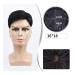 Blue Wig Toupee for Men | Human Hair V-Looped Hairpieces - Ultra Thin Skin 16x18cm & 18x20cm - Buy Online on SooperMarket.com