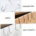 NAMOARLY 6pcs Back of Door Hooks Hat Wall Hooks Kitchen Cabinet Hooks S Hook Stainless Steel Cupboard - Buy Online on SooperMarket.com