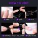 Gelike EC Medium Square Nail Tips - 240 PCS Full Cover Gel X Nail Tips Pre-Etched for Nail Extensions | Medium Square Shape with PMMA Resin Clear False Nails | Press On Nails in 10 Sizes - Buy Online on SooperMarket.com