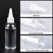 Buy TRENDBOX 2oz Clear Plastic Bottles for Hair Oils - BPA-Free Twist Top Cap 6 Pack with Labels | Ideal for Liquids - International Shipping Available - Buy Online on SooperMarket.com