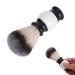 Men shaving brushes brush hair shaving brush barber shaving foam brush handle made of aluminum alloy bare trashy wet shaving cleaning brush for salon gifts at home travel