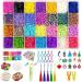 WISHTIME Rubber Band Bracelet Kit for Girls - 11700+ PCS DIY Bracelet Making Set with Bands, Beads, Charms, Tassels, Hooks, and Clips - Buy Online on SooperMarket.com