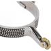 Stainless Steel Roller Spurs - Equestrian Gear Accessories for Horse Training | 5.1 x 3.5 x 0.8in | For Men and Women - Buy Online on SooperMarket.com