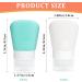 Buy Wllhyf 2-Piece Silicone Travel Bottles (37ml) - Refillable & Perfect for International Travel - Buy Online on SooperMarket.com