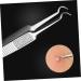Mikinona Blackhead Removal Tool 3pcs Clip Remover Pimple Pimple Tool Blackhead Tweezers Tool Hair Popper Comedone Extractor Kit - Buy Online on SooperMarket.com