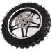 Front Wheel Tyre Durable Wear Resistant Front Wheel Assembly High Friction Rubber Metal for Off Road Vehicle - Buy Online on SooperMarket.com