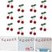 HOMSFOU 3pcs Bayberry Ball String Ornament Banner Garland Christmas Strawberry Room Decor Artificial Fruit Garland Christmas Mantle Fireplace Birthday Party Supplies Cherry Cotton Thread - Buy Online on SooperMarket.com