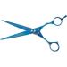 Master Grooming Tools 5200 Blue Titan Scissors | High-Performance 6.5 Straight Dog Grooming Scissors - 16.5 cm - Buy Online on SooperMarket.com