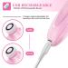 MOSCHOW Rechargeable Waterproof Facial Cleansing Brush - 3 Brush Heads, 2 Power Modes (Pink) - Buy Online on SooperMarket.com