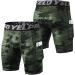 Lixada Men's Performance Sports Baselayer Shorts - Cool Dry Tights for Active Workouts - Large Black & Black Camouflage & Green Camouflage - Buy Online on SooperMarket.com