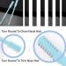 5Pcs Double Sided Nose Hair Knife Nose Hair Trimmer Nasal Hair Cutter 360 Degree Rotating Washable Portable Nasal Hair Cutter Nostril Hair Trimmer Nose and Ear Trimmer for for Men and Women - Buy Online on SooperMarket.com