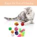 LASOCUHOO 30PCS Interactive Cat Toy Pack - Cat Crinkle Balls, Sparkle Balls, Spiral Springs - Buy Online on SooperMarket.com