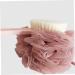 Healeved Bath Scrubber - Pink Handle Bath Brush Shower Sponge - Buy Online on SooperMarket.com