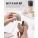 FERYES 2 PCS Makeup Sponge Holder - Silicone Beauty Blender Case for Travel | Khaki & Brown - Buy Online on SooperMarket.com