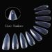 AORAEM Clear Long Stiletto False Nails - 500Pcs Full Cover Artificial Nail Tips in 10 Sizes for Nail Salon - Buy Online on SooperMarket.com