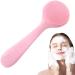 Bexdug Face Scrubber - Soft Silicone Facial Cleansing Brush - Manual Facial Cleansing Brush Skin Friendly Waterproof Face Cleaning Scrubber Pink - Buy Online on SooperMarket.com