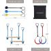 Sunnyglade 40ft Ninja Line Hanging Obstacle Course for Kids | Slackers Ninja Line Kit with Bars, Fists, Rings | Ninja Slackline Accessories - Buy Online on SooperMarket.com
