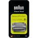 BRAUN 32S Series 3 Shaver Foil and Cutter Head Replacement Cassette by Braun