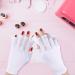 Quesuc 3 Pairs UV Shield Glove Gel Manicures Glove Anti UV Fingerless Gloves Protect Hands from UV Light Lamp Manicure Dryer (Black Purple White) - Buy Online on SooperMarket.com