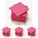 Le Nappage - paper napkierten Tex Touch - Color Pink - FSC -certified napkins - recyclable and biodegradable - pack with 50 pink napkins size 24 x 24 cm (pack with 4) foxie 25cm x 24cm (pack with 4)