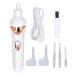 LED Light Electric Ear Wax Cleaner Vacuum - USB Charging for Adults & Kids - White - Buy Online on SooperMarket.com