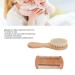 Baby Hairbrush Set - Soft Double Sided Comb with Goat Bristles for Newborns - Buy Online on SooperMarket.com