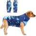 Dog Surgical Recovery Suit Pets Abdominal Wound Protector Puppy Medical Surgical Clothes Prevent Licking Dog After Surgery Vest Bodysuit Castration Medical Pet Shirt Cone E-Collar Alternative (M)
