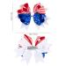 Whaline 6 Pack 4th of July Hair Bow Clips - Patriotic Red Blue White Barrettes for Women & Girls | Memorial Day Holiday Accessories - Buy Online on SooperMarket.com