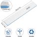 12pcs 80/80 Grit Jumbo Nail Files for Acrylic Nails - Professional Square Emery Boards for Manicure & Nail Techs - Buy Online on SooperMarket.com