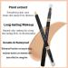 2 in 1 Concealer Pencil Stick for Full Coverage - Waterproof Dual-Sided Face and Eyebrow Concealer Crayon for Dark Circles, Blackheads - Professional Makeup Highlighter with Brush - Natural Shade - Buy Online on SooperMarket.com