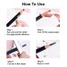 Waterproof Microblading Eyebrow Pen - Long-Lasting Dark Brown Peel-off Brow Pencil - Buy Online on SooperMarket.com