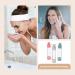 FRCOLOR Travel Shampoo Bottles - 3pcs Portable Lotion Press-Type Cosmetic Bottles for Travel - Buy Online on SooperMarket.com
