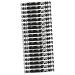 Magiclulu 18 StK mask accessories Extension of the face cover rope buckle mask extension belt mask extension rings earrings headband buckle to extend the mask rope 15x1.5cmx3pcs