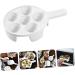 Mikinona 1pc Baked Snails Escargot Dish for Kitchen Server Dish Tableware Plate Escargot Cooking Mushroom Snail Dish Snail Bakeware Escargot Baking Ceramics Food Server Disk White 17X2.9CM White - Buy Online on SooperMarket.com