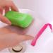 100 PCS Exfoliating Mesh Soap Pouch - Soap Saver Drawstring Bags - Random Color - 9*15cm - Buy Online on SooperMarket.com