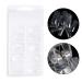 Wrong nail tips & nail fixed clip nail art kit set with 100pcs of different size fast building wrong nail tips + nail fixed clip