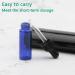 Rowiz 30 Pack 5ml Glass Drip Bottles for Essential Oils Lotions & Perfumes - Blue with Droppers & Caps - Buy Online on SooperMarket.com