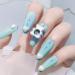 SANWOOD Nail Gems - 50 Pieces 3D Love Heart Ceramic Nail Art Decor | DIY Manicure Sequins for Women - Buy Online on SooperMarket.com