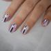24pcs Metallic Chrome Short Length Press On Nails - Purple Solid Color Salon Manicure | High Shine Mirror Fake Nail Set - Round Tip Acrylic Nails - L5941-1 - Buy Online on SooperMarket.com