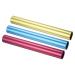 PATIKIL Relay Track Batons Set, Aluminum Alloy Tube Field Running Race Stick for Outdoor Athletics Sport Game Tool Blue, Gold, Red
