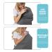 Dark Grey Nursing Cover & Poncho | Soft Cotton & Polyester Nursing Apron & Blanket for Babies | 70x85cm Ideal for Breastfeeding - Buy Online on SooperMarket.com