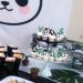 24 Panda Glitter Green Bamboo Cupcake Toppers - Cute Animal Cake Decorations for Baby Showers & Kids Birthday Parties - Buy Online on SooperMarket.com