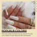 Arte Clavo Milky Pure White Gel Nail Polish - 15ml Soak Off LED Long-Wear Nail Gel for DIY Home Manicure | 1 Pcs Mirror Shine Essential Polish - Buy Online on SooperMarket.com