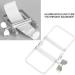 Plastic Material Durable Rolling Tube Toothpaste Squeezer Rotate Toothpaste Dispenser Accurant and Ease Silver for Home Use Bathroom - Buy Online on SooperMarket.com
